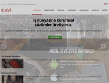 Tablet Screenshot of kavibilisim.com